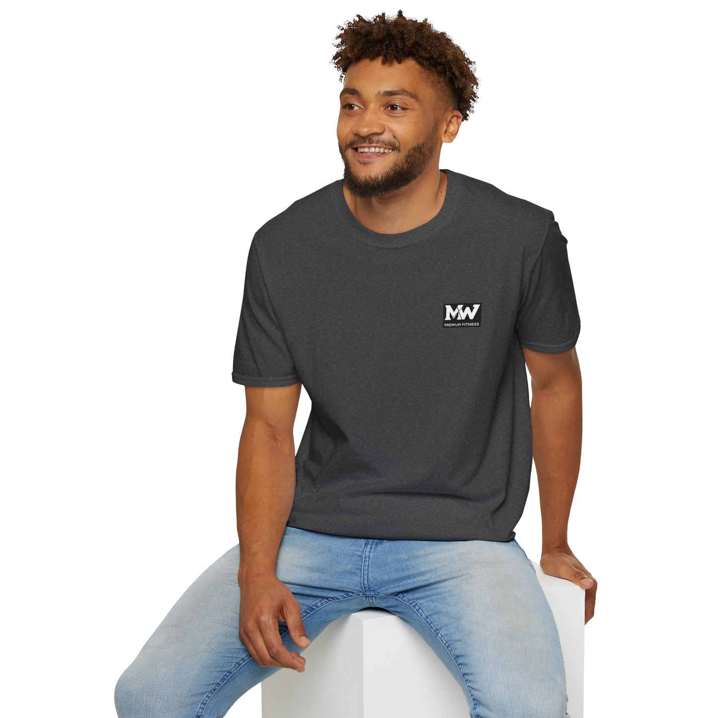 MW Minimal Logo T-Shirt — Small Chest Patch Graphic Tee