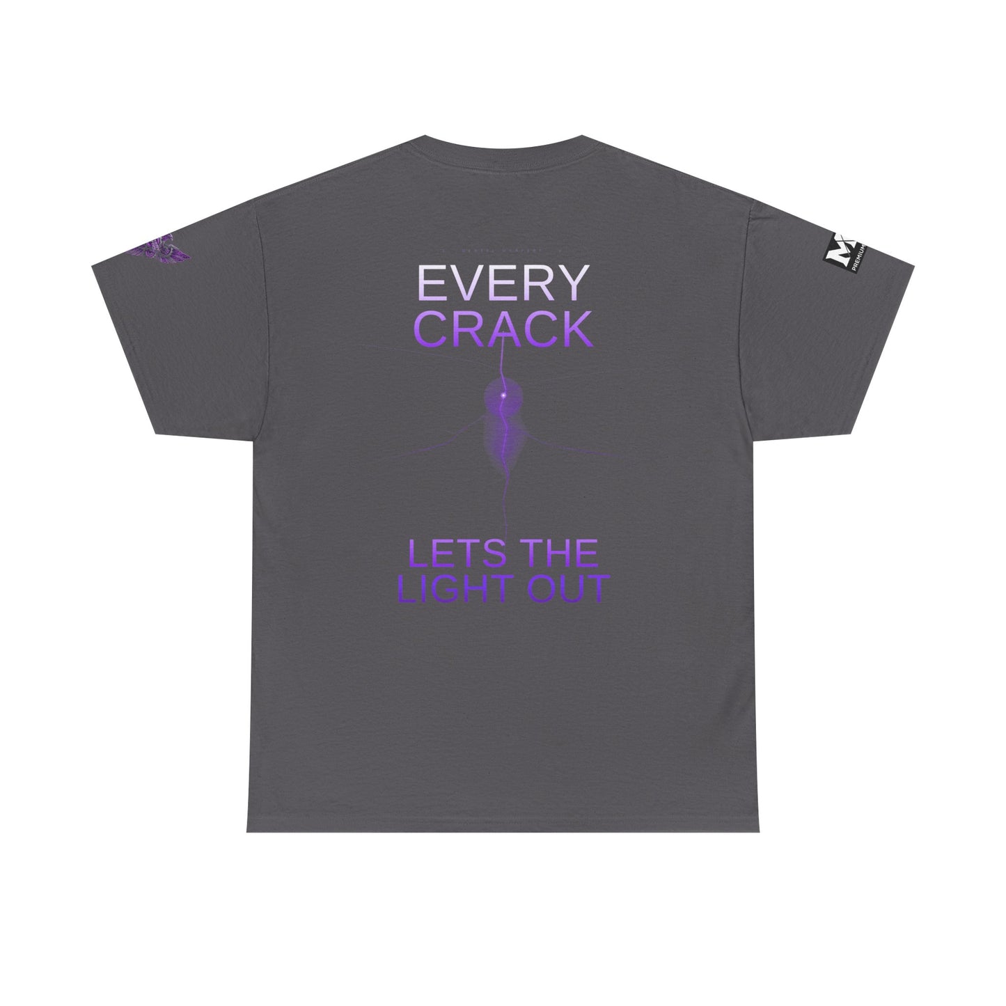 Discipline Equals Freedom Panther Tee — "Every Crack Lets the Light Out" Motivational Graphic T-Shirt