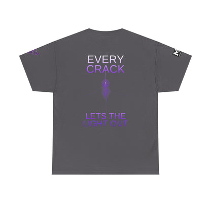 Discipline Equals Freedom Panther Tee — "Every Crack Lets the Light Out" Motivational Graphic T-Shirt