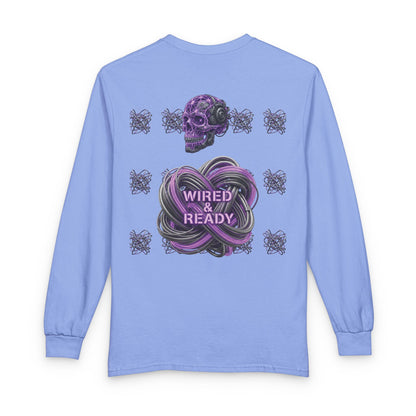 Mental Warfare Long Sleeve Tee â€” "Wired & Ready" Graphic Shirt