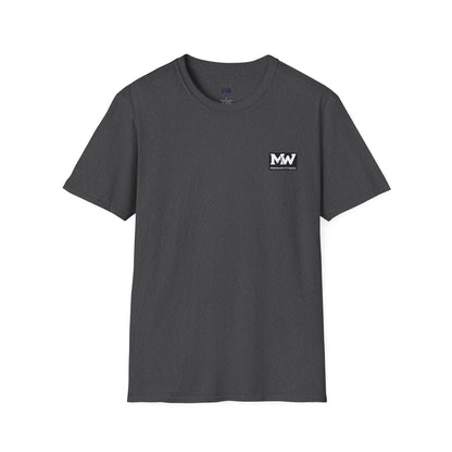 MW Minimal Logo T-Shirt — Small Chest Patch Graphic Tee