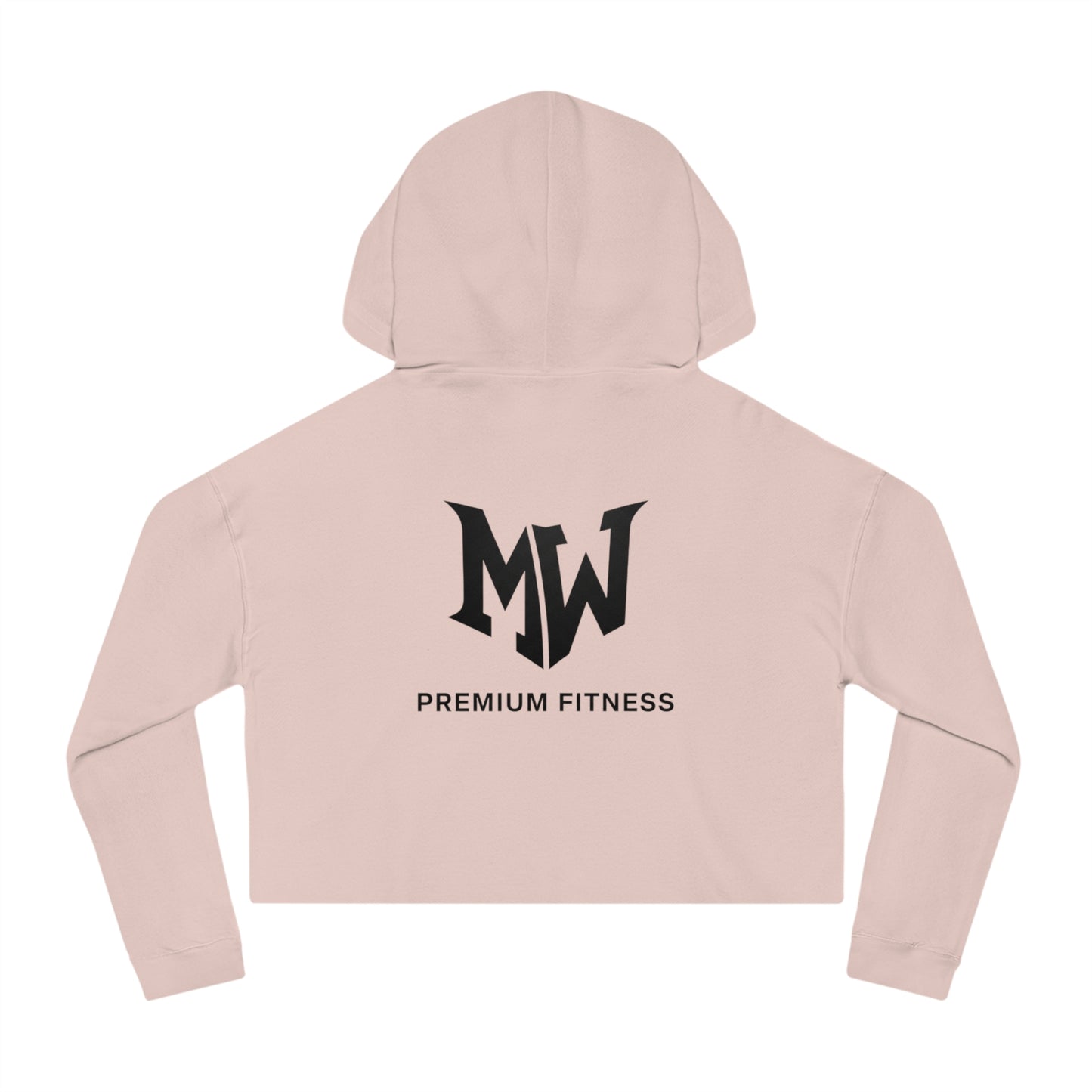 Girly But Gritty Cropped Hoodie â€” Womenâ€™s Cropped Hooded Sweatshirt