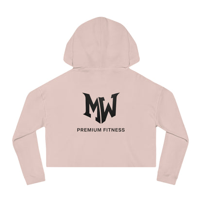 Girly But Gritty Cropped Hoodie â€” Womenâ€™s Cropped Hooded Sweatshirt