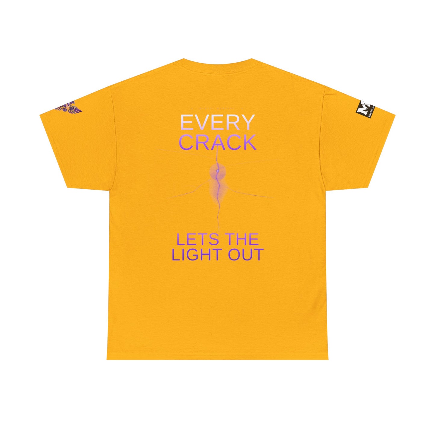 Discipline Equals Freedom Panther Tee — "Every Crack Lets the Light Out" Motivational Graphic T-Shirt