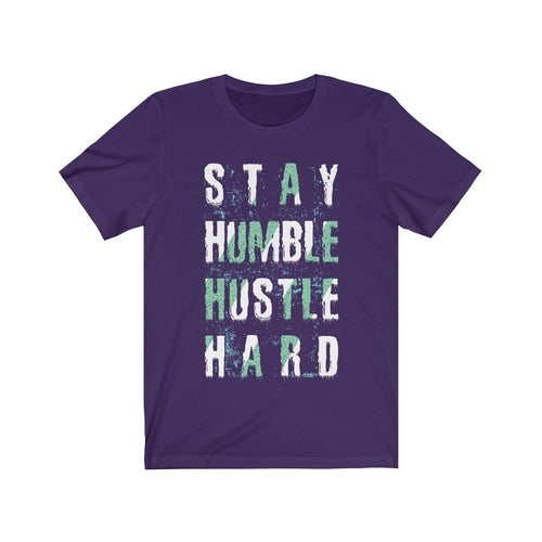 Stay Humble Hustle Hard Lettering (T-Shirt)