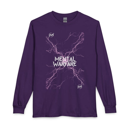 Mental Warfare Long Sleeve Tee â€” "Wired & Ready" Graphic Shirt