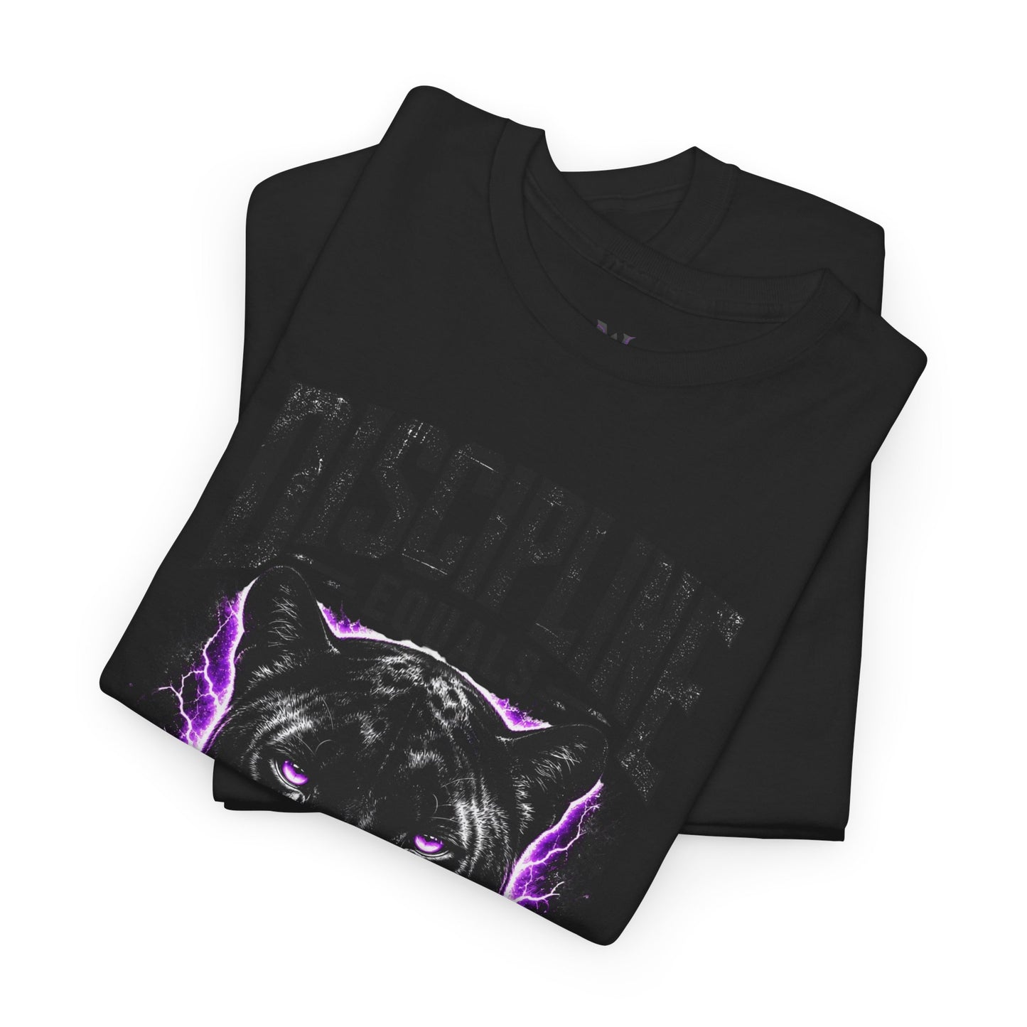 Discipline Equals Freedom Panther Tee — "Every Crack Lets the Light Out" Motivational Graphic T-Shirt