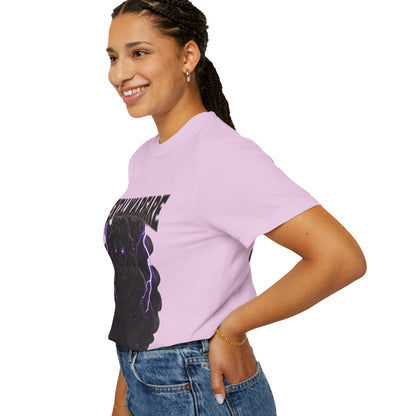 Mental Warfare T-Shirt — Lion Graphic with “The Battlefield Is In Your Mind. Conquer It.” Back