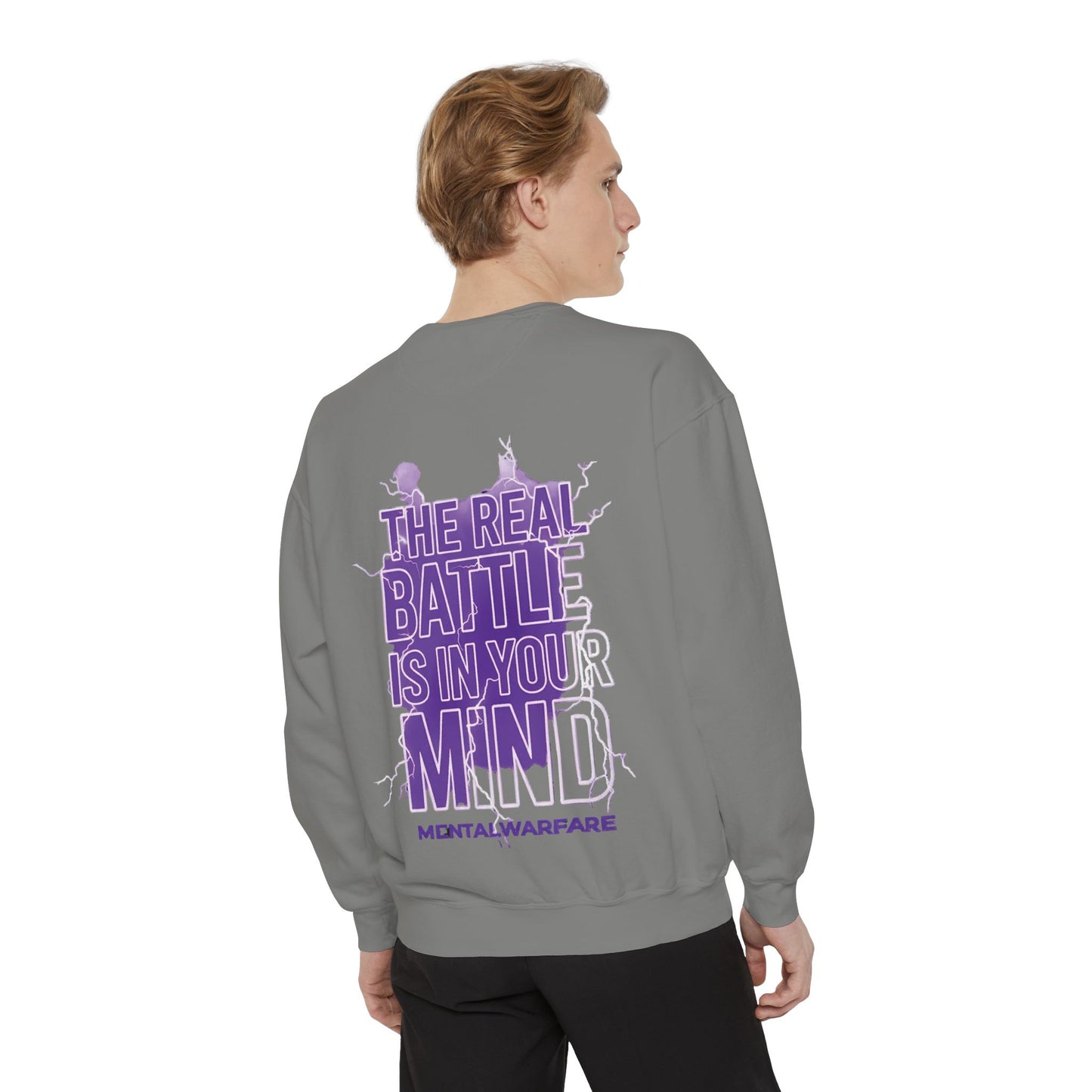 MentalWarfare Sweatshirt — “The Real Battle Is In Your Mind” Pullover