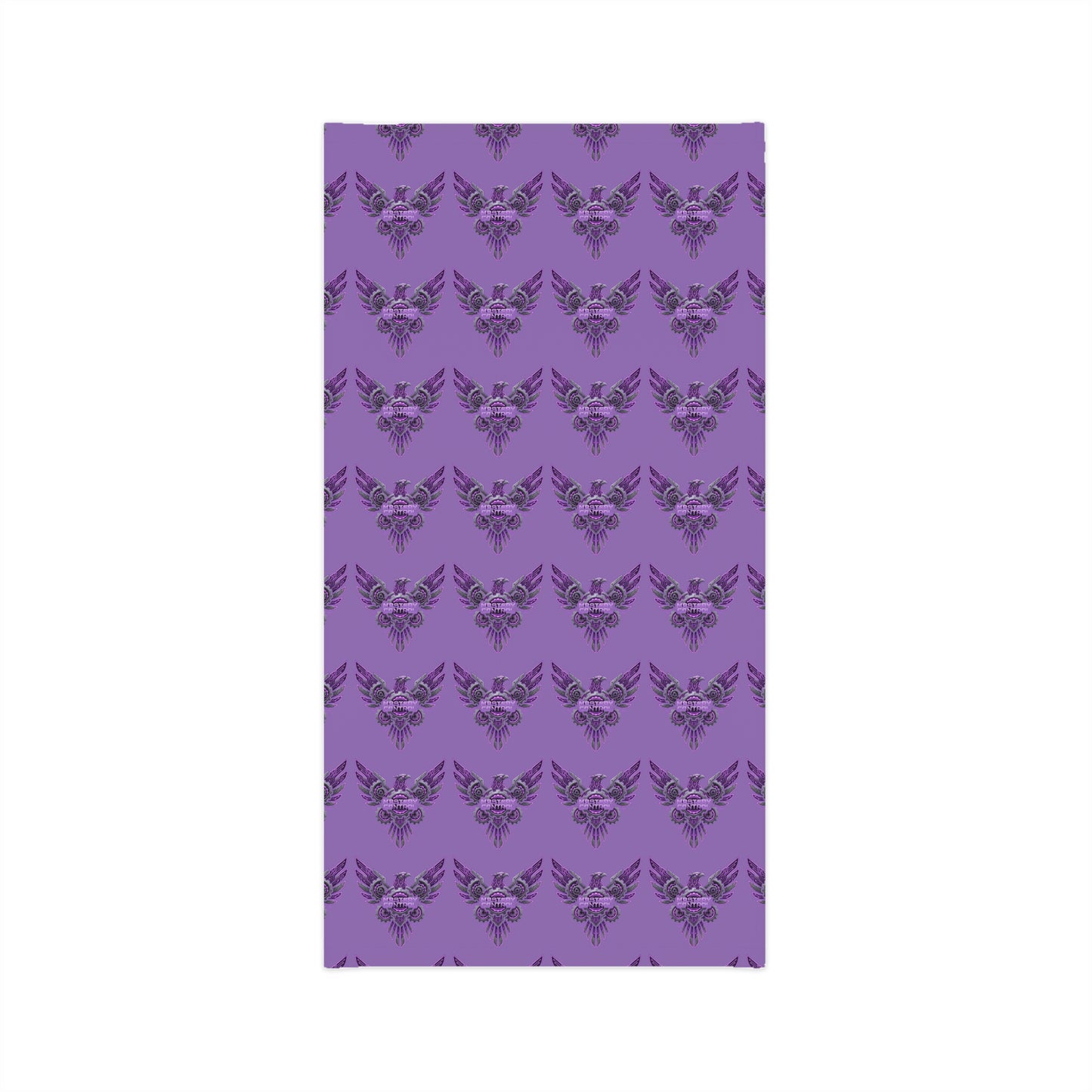 Purple Floral Skull Neck Gaiter â€” Lightweight Bandana Face Covering