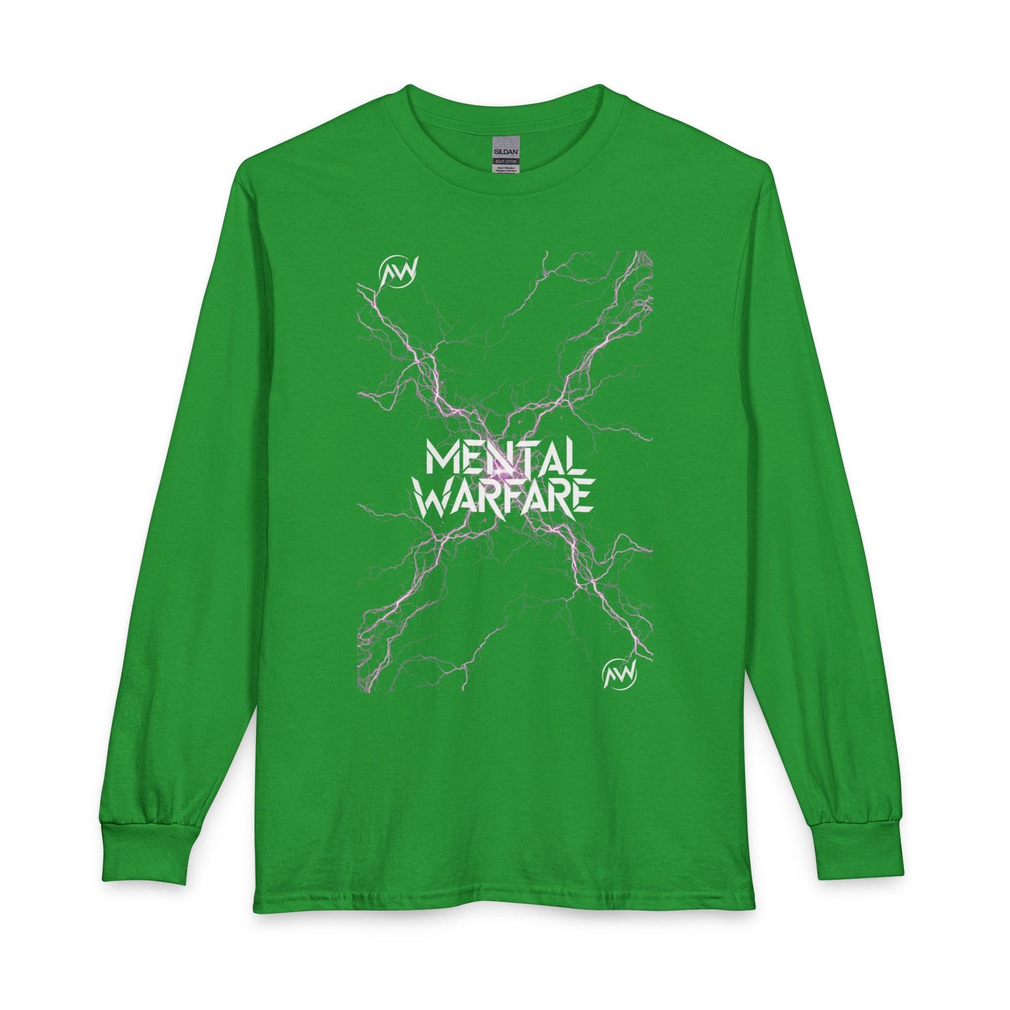 Mental Warfare Long Sleeve Tee â€” "Wired & Ready" Graphic Shirt