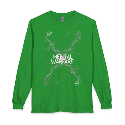 Mental Warfare Long Sleeve Tee â€” "Wired & Ready" Graphic Shirt