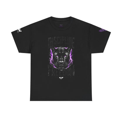 Discipline Equals Freedom Panther Tee — "Every Crack Lets the Light Out" Motivational Graphic T-Shirt