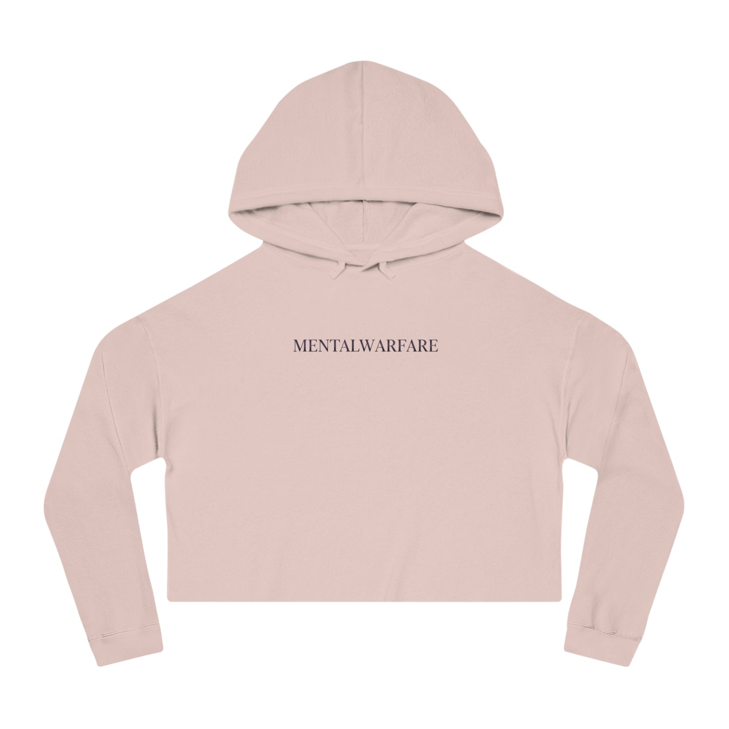 Girly But Gritty Cropped Hoodie â€” Womenâ€™s Cropped Hooded Sweatshirt