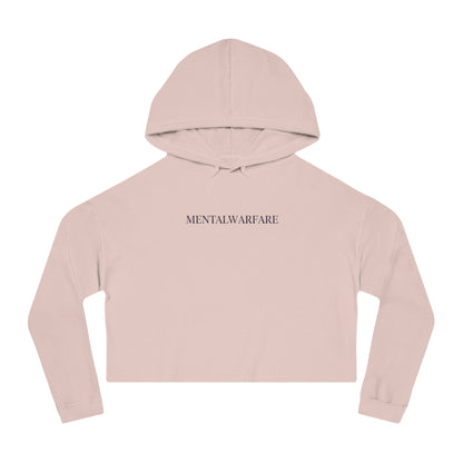Girly But Gritty Cropped Hoodie â€” Womenâ€™s Cropped Hooded Sweatshirt