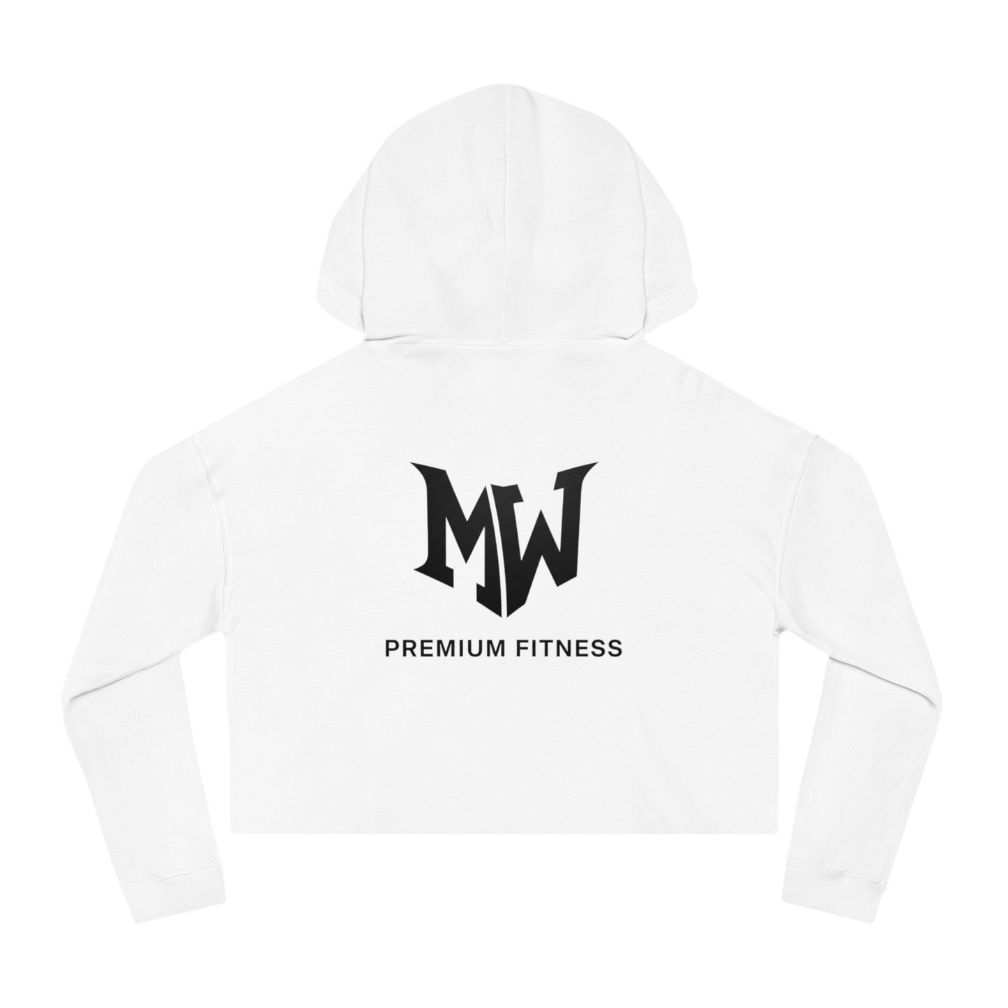 Girly But Gritty Cropped Hoodie â€” Womenâ€™s Cropped Hooded Sweatshirt