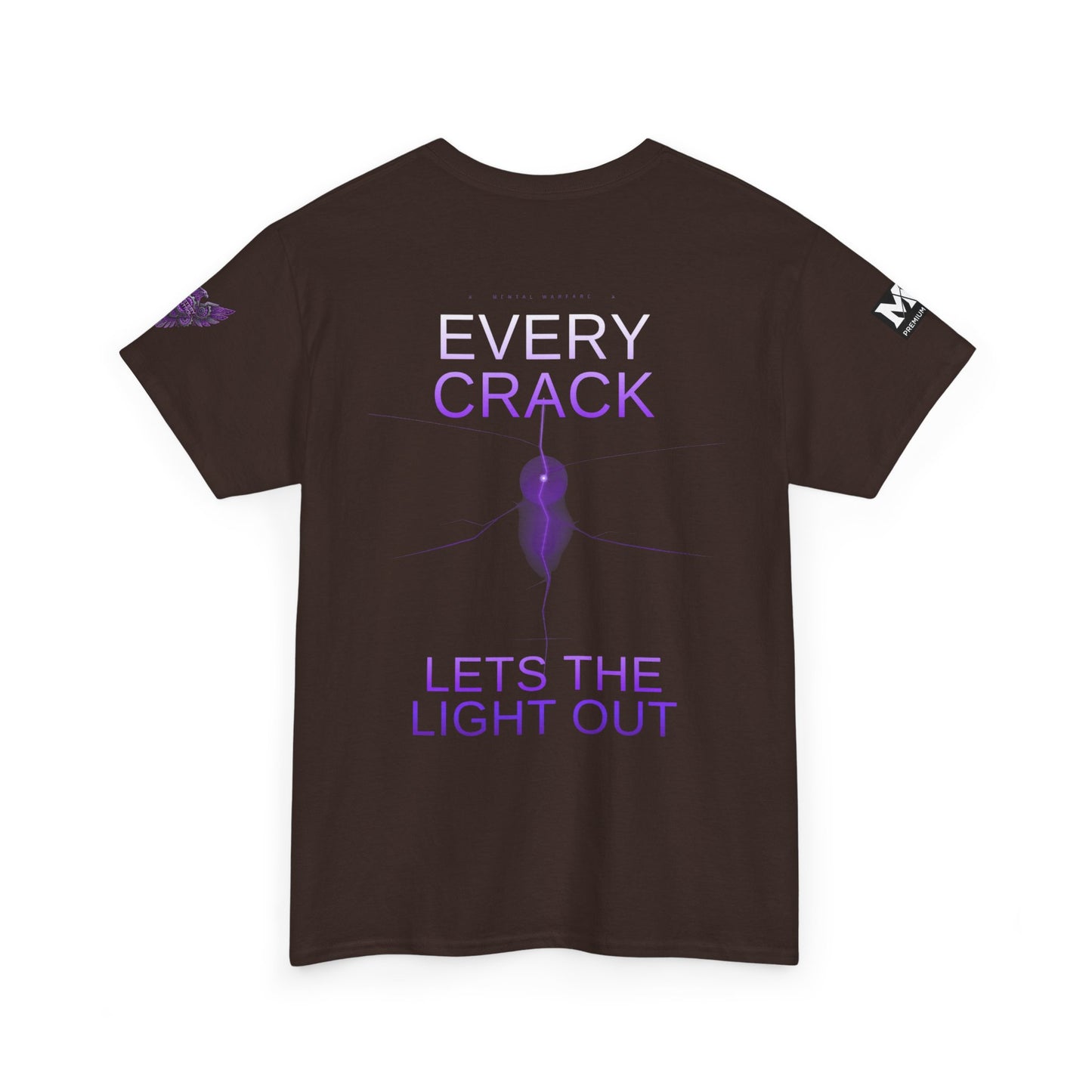 Discipline Equals Freedom Panther Tee — "Every Crack Lets the Light Out" Motivational Graphic T-Shirt