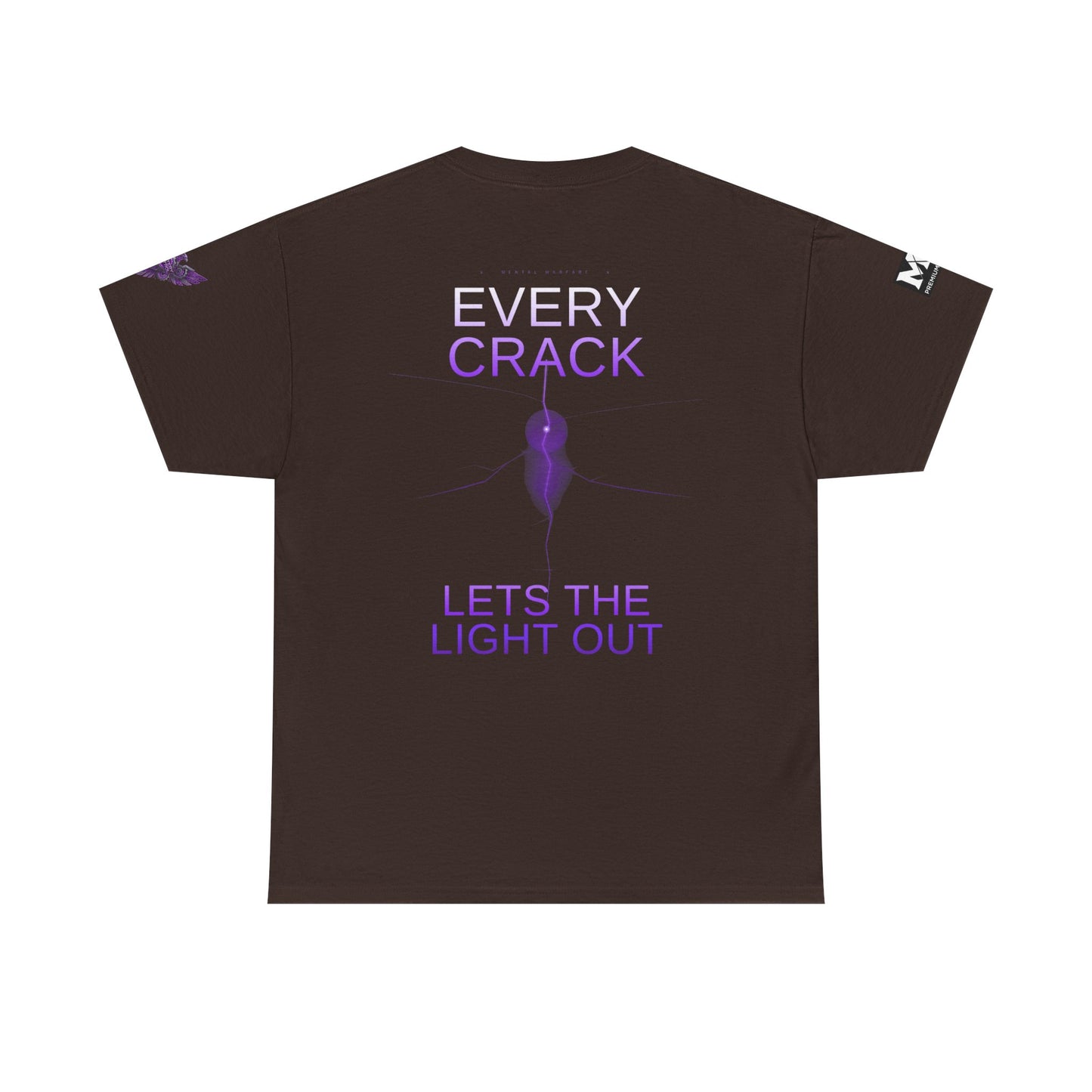 Discipline Equals Freedom Panther Tee — "Every Crack Lets the Light Out" Motivational Graphic T-Shirt
