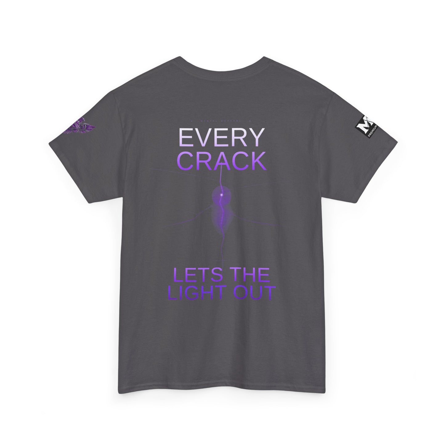 Discipline Equals Freedom Panther Tee — "Every Crack Lets the Light Out" Motivational Graphic T-Shirt