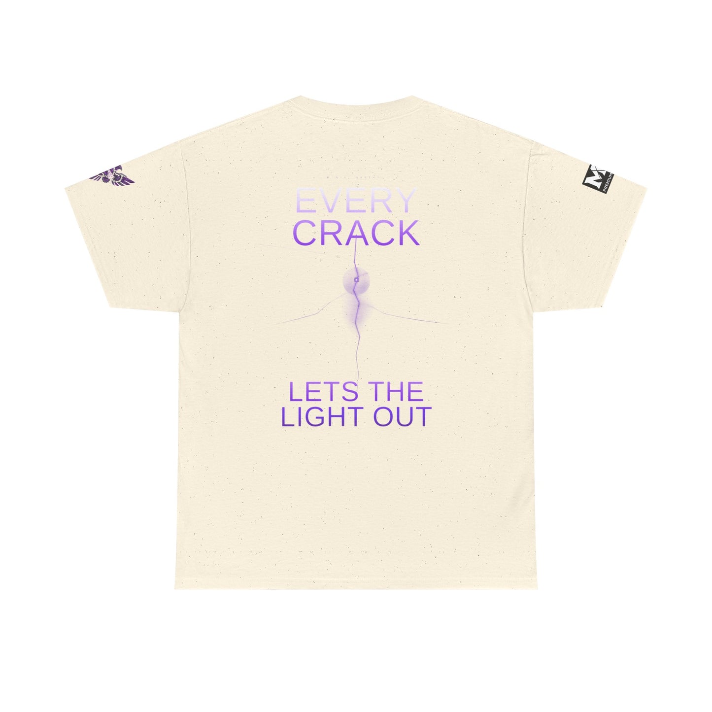 Discipline Equals Freedom Panther Tee — "Every Crack Lets the Light Out" Motivational Graphic T-Shirt