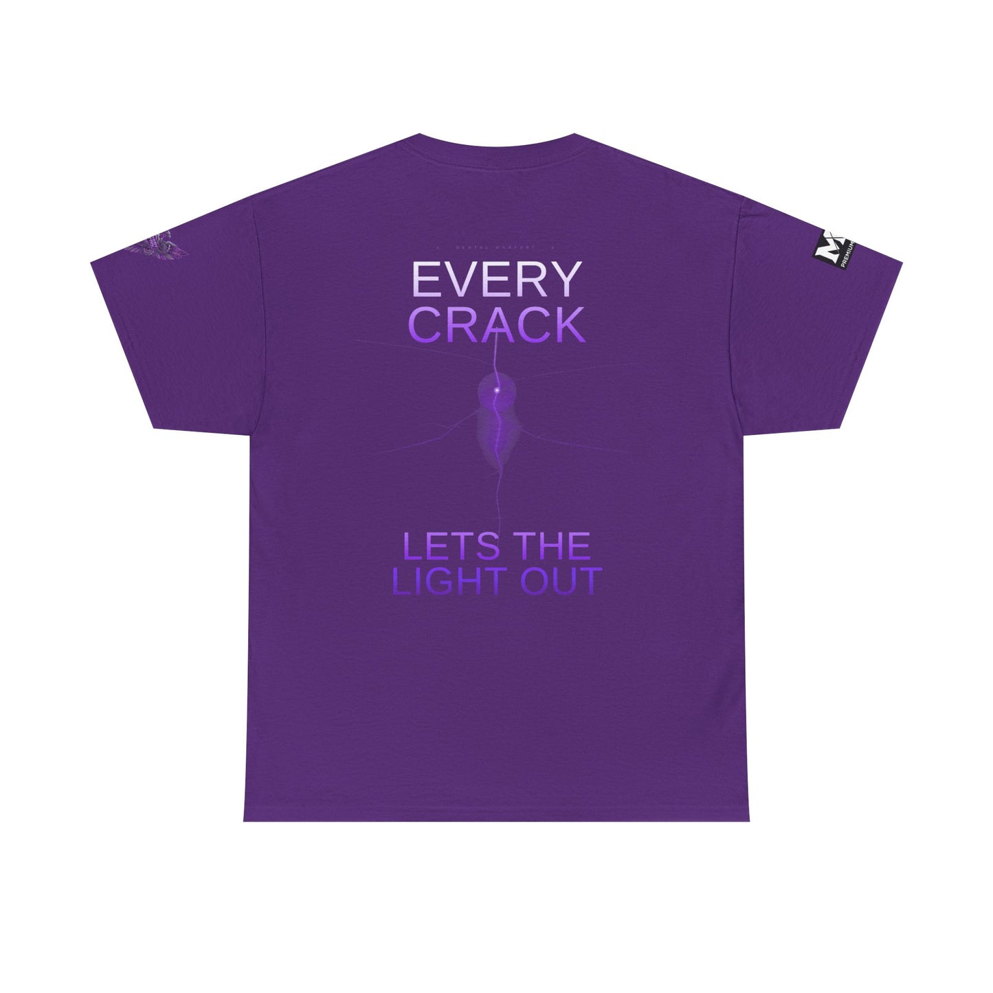 Discipline Equals Freedom Panther Tee — "Every Crack Lets the Light Out" Motivational Graphic T-Shirt