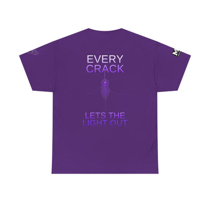 Discipline Equals Freedom Panther Tee — "Every Crack Lets the Light Out" Motivational Graphic T-Shirt