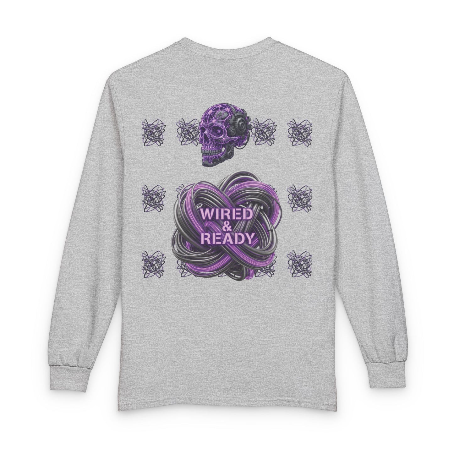 Mental Warfare Long Sleeve Tee â€” "Wired & Ready" Graphic Shirt