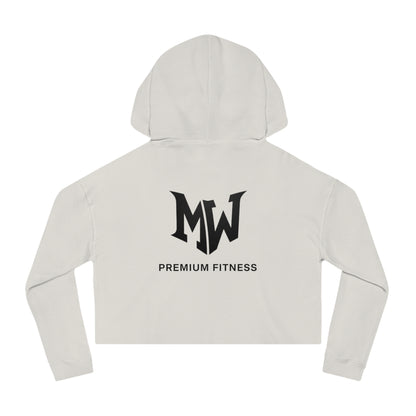 Girly But Gritty Cropped Hoodie â€” Womenâ€™s Cropped Hooded Sweatshirt
