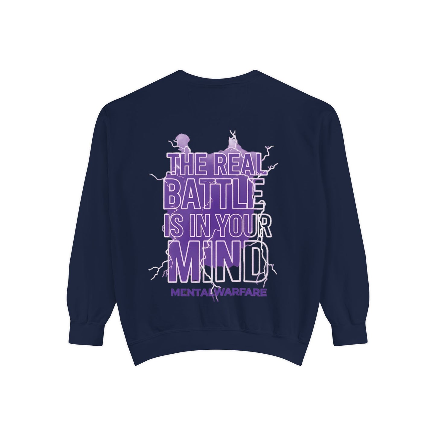 MentalWarfare Sweatshirt — “The Real Battle Is In Your Mind” Pullover