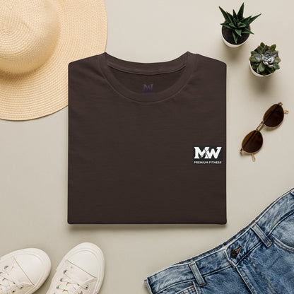MW Minimal Logo T-Shirt — Small Chest Patch Graphic Tee