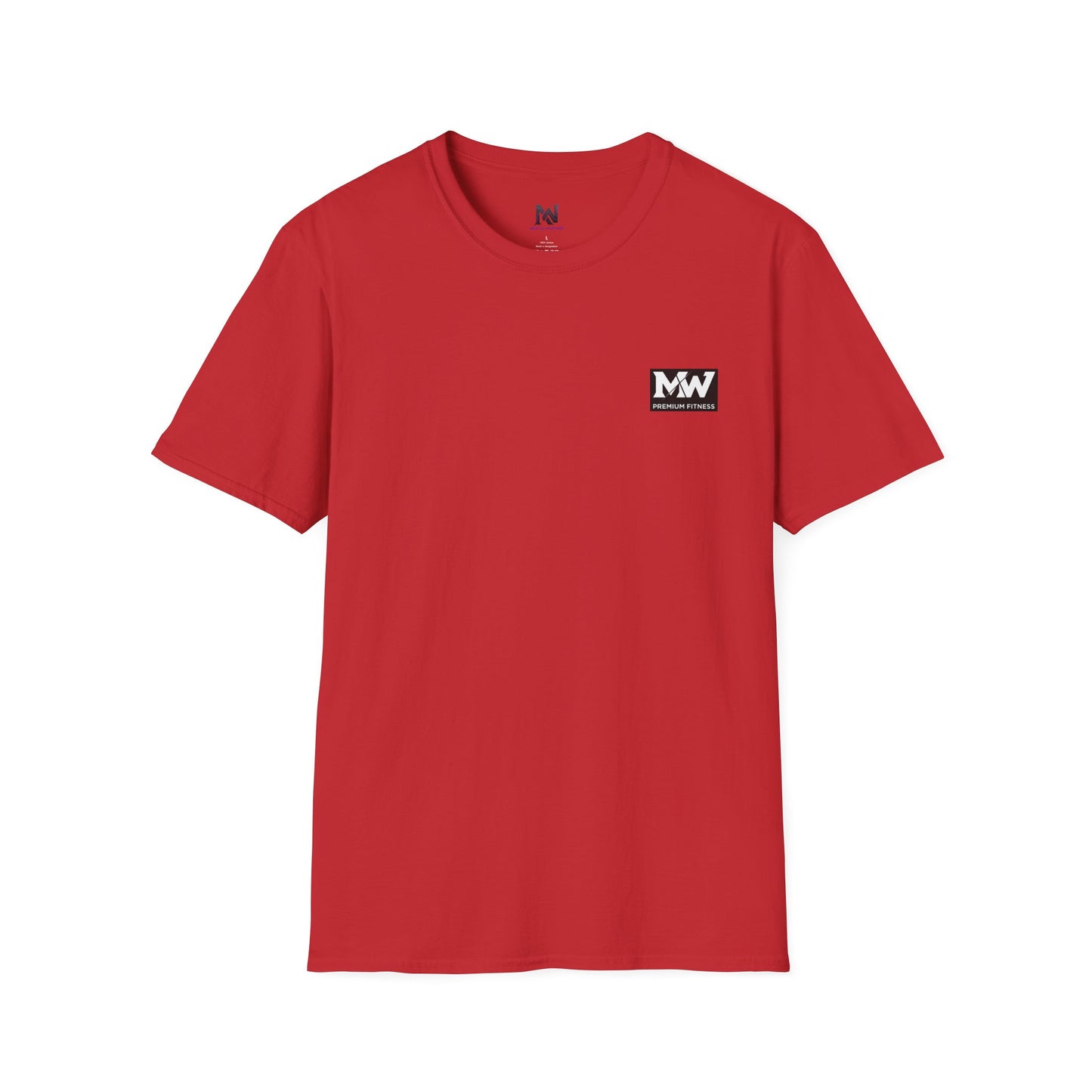 MW Minimal Logo T-Shirt — Small Chest Patch Graphic Tee