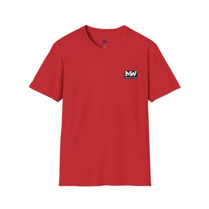 MW Minimal Logo T-Shirt — Small Chest Patch Graphic Tee