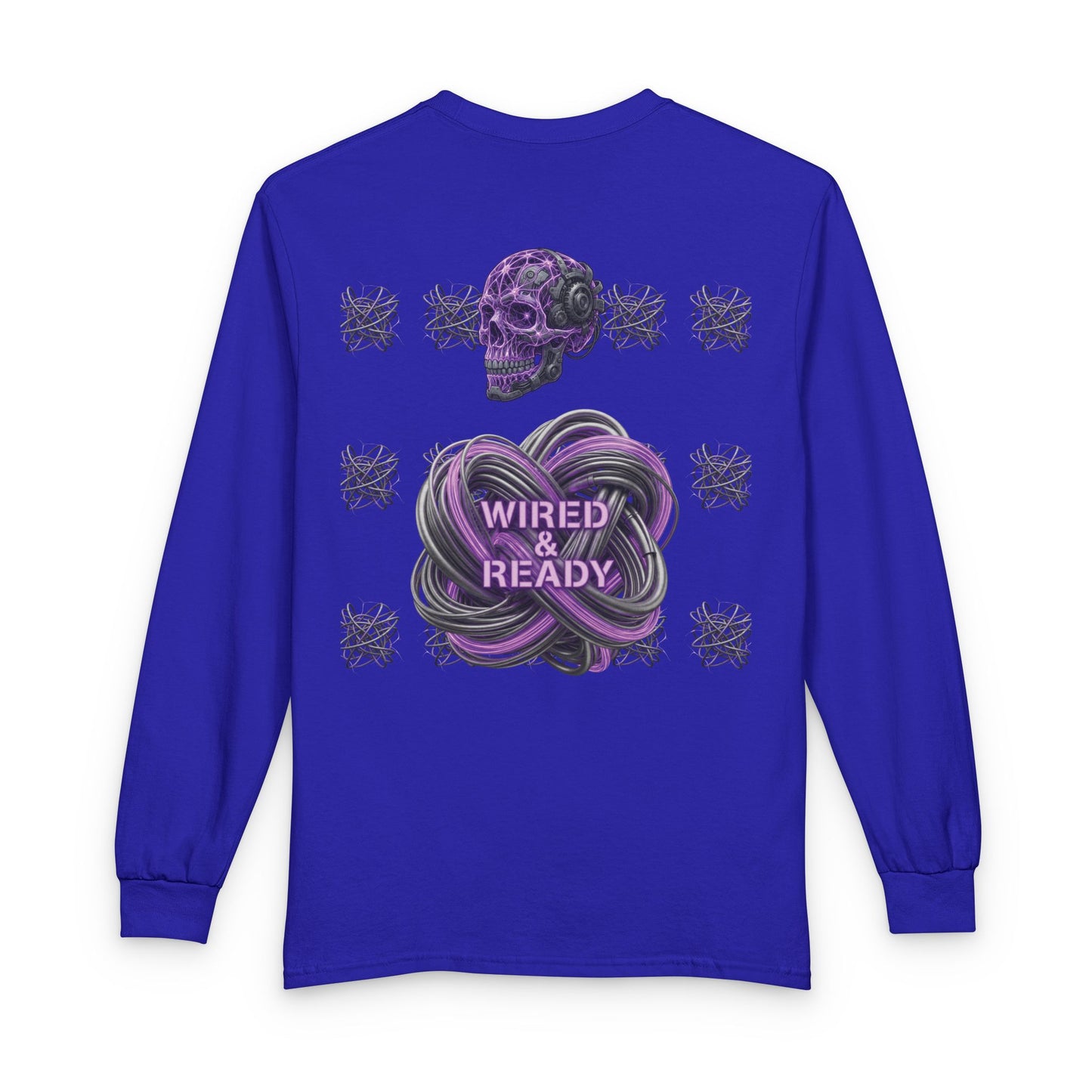 Mental Warfare Long Sleeve Tee â€” "Wired & Ready" Graphic Shirt