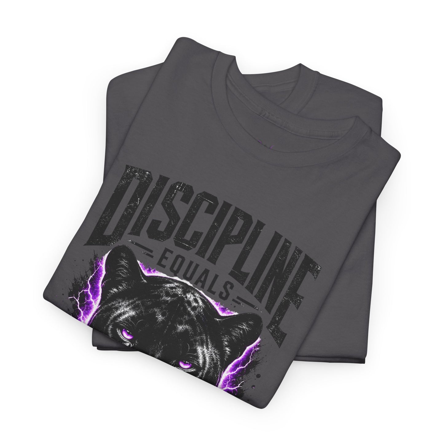 Discipline Equals Freedom Panther Tee — "Every Crack Lets the Light Out" Motivational Graphic T-Shirt