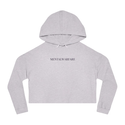 Girly But Gritty Cropped Hoodie â€” Womenâ€™s Cropped Hooded Sweatshirt