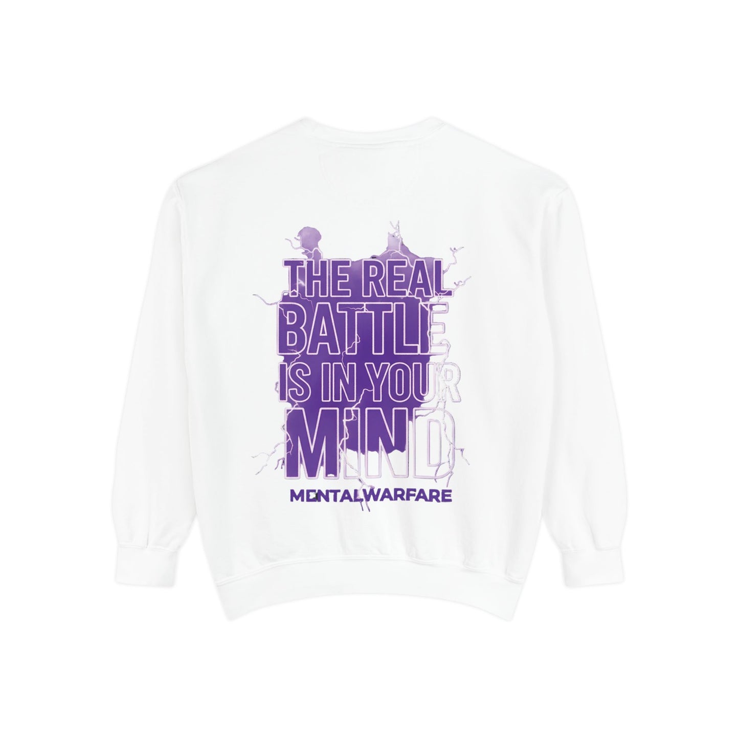 MentalWarfare Sweatshirt — “The Real Battle Is In Your Mind” Pullover