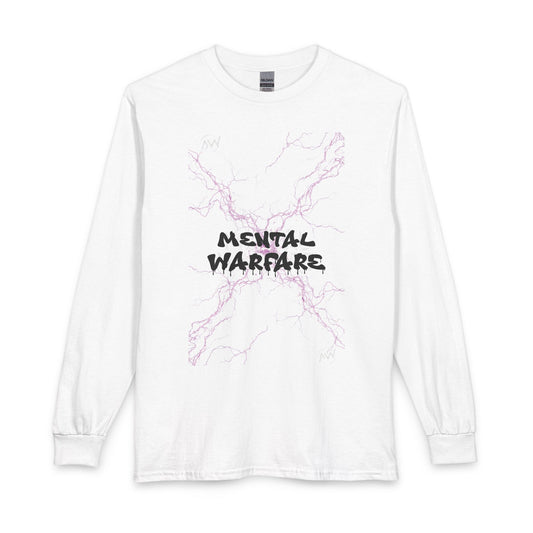 Mental Warfare Long Sleeve Tee â€” "Wired & Ready" Graphic Shirt