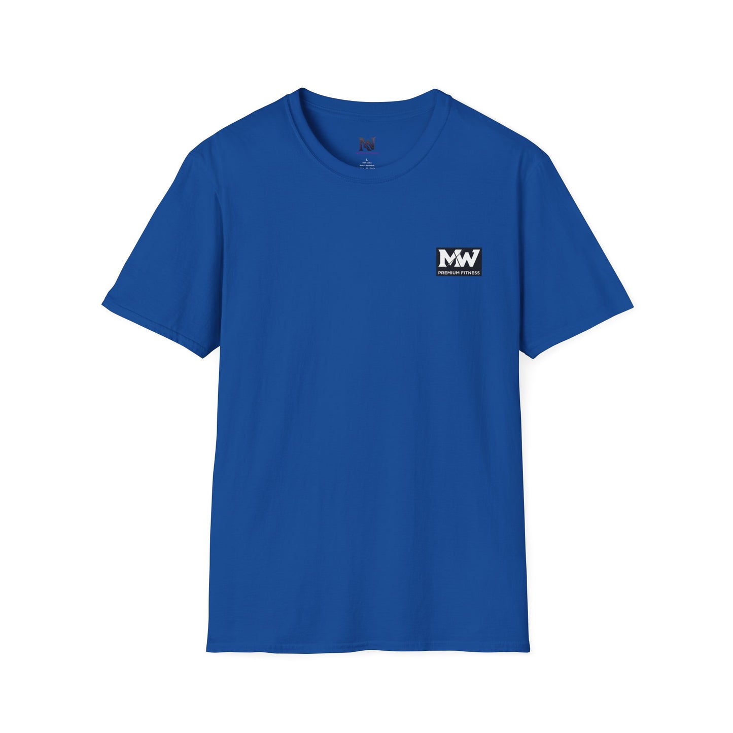 MW Minimal Logo T-Shirt — Small Chest Patch Graphic Tee