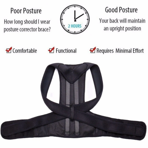 Adjustable Posture Corrector Low Back Support Brace