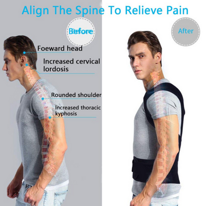 Adjustable Posture Corrector Low Back Support Brace