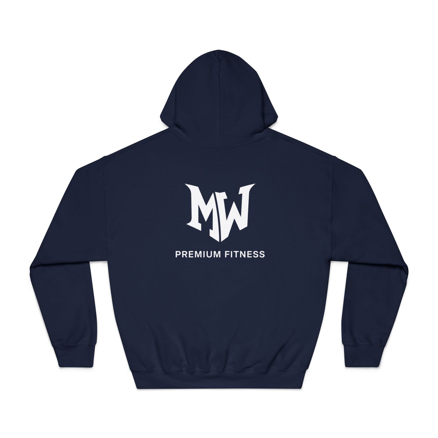 Mental Warfare Hoodie â€” "MENTALWARFARE" Front & MW Premium Fitness Back