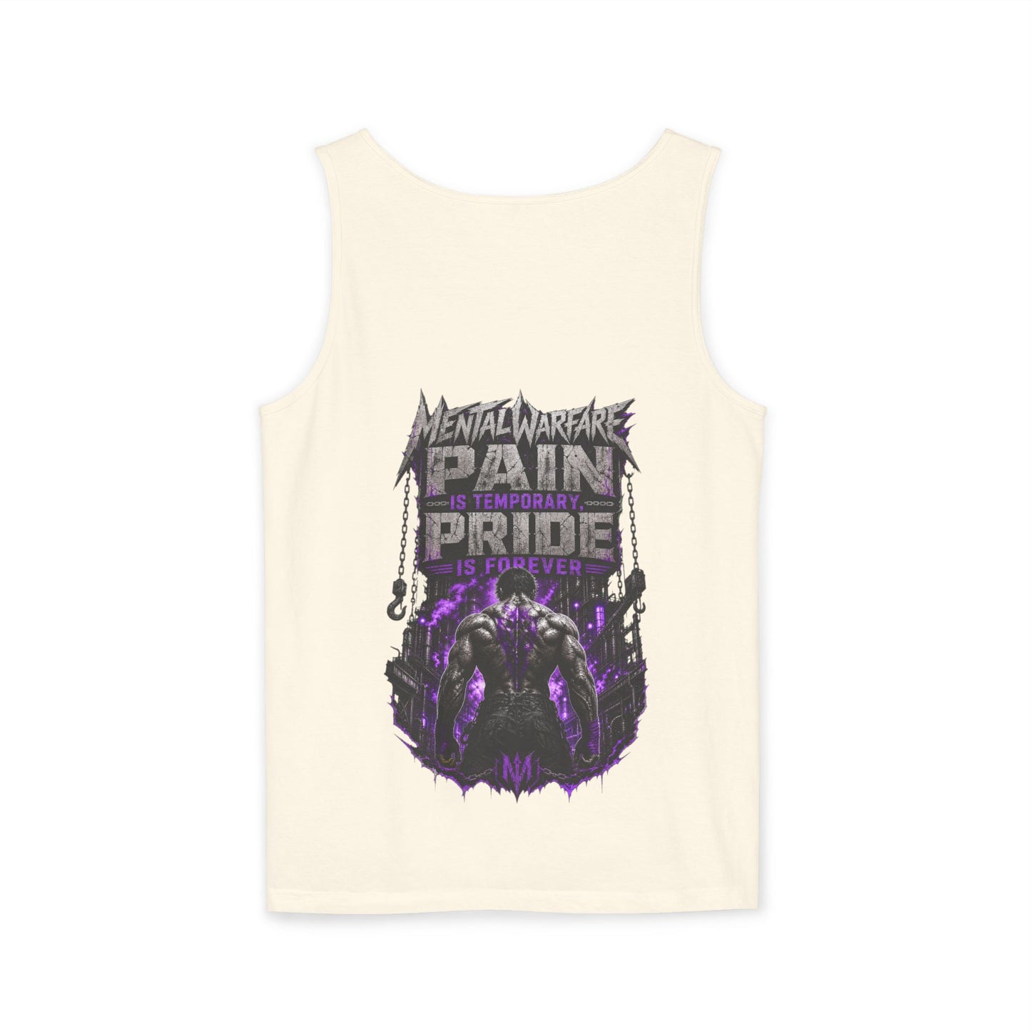 Mental Warfare Graphic Tank Top — "Pain Is Temporary, Pride Is Forever" Athletic Muscle Tee