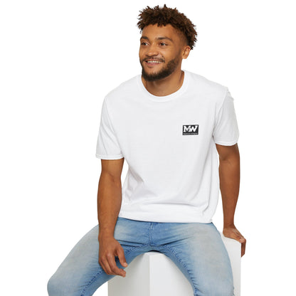 MW Minimal Logo T-Shirt — Small Chest Patch Graphic Tee