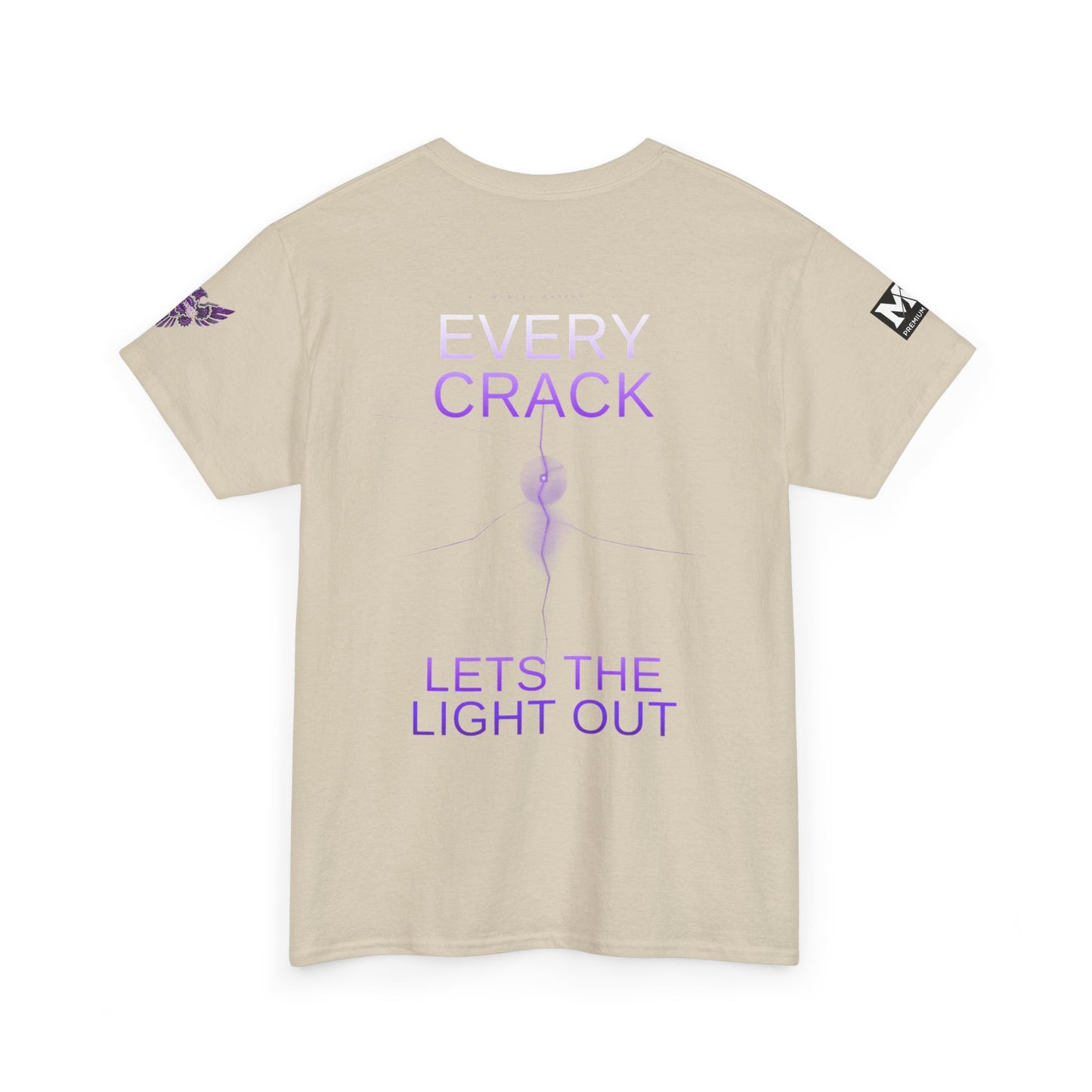 Discipline Equals Freedom Panther Tee — "Every Crack Lets the Light Out" Motivational Graphic T-Shirt