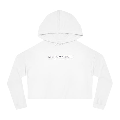 Girly But Gritty Cropped Hoodie â€” Womenâ€™s Cropped Hooded Sweatshirt