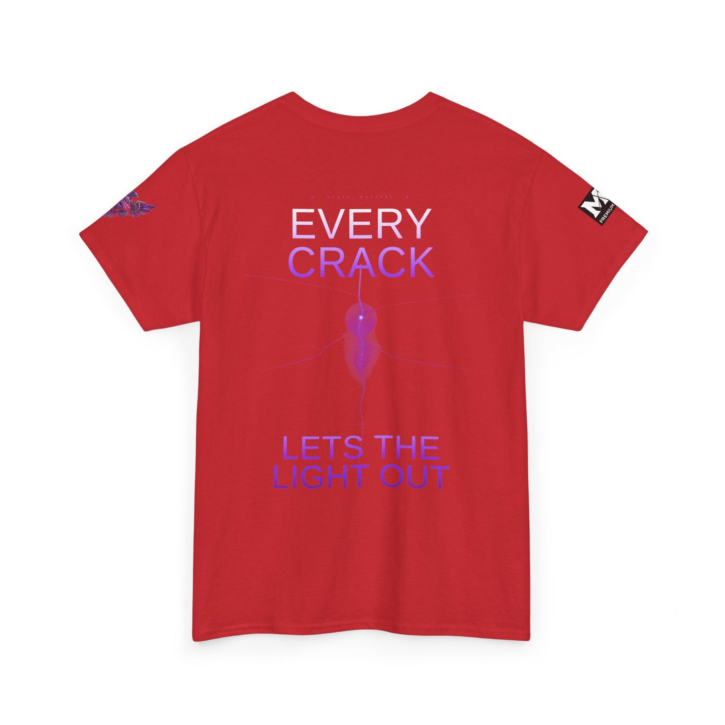 Discipline Equals Freedom Panther Tee — "Every Crack Lets the Light Out" Motivational Graphic T-Shirt