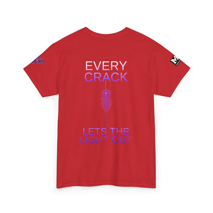 Discipline Equals Freedom Panther Tee — "Every Crack Lets the Light Out" Motivational Graphic T-Shirt