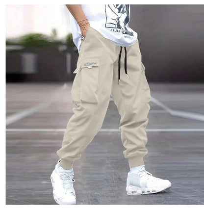Multi-pocket Men's Casual Hip-Hop Drawstring Cargo Joggers