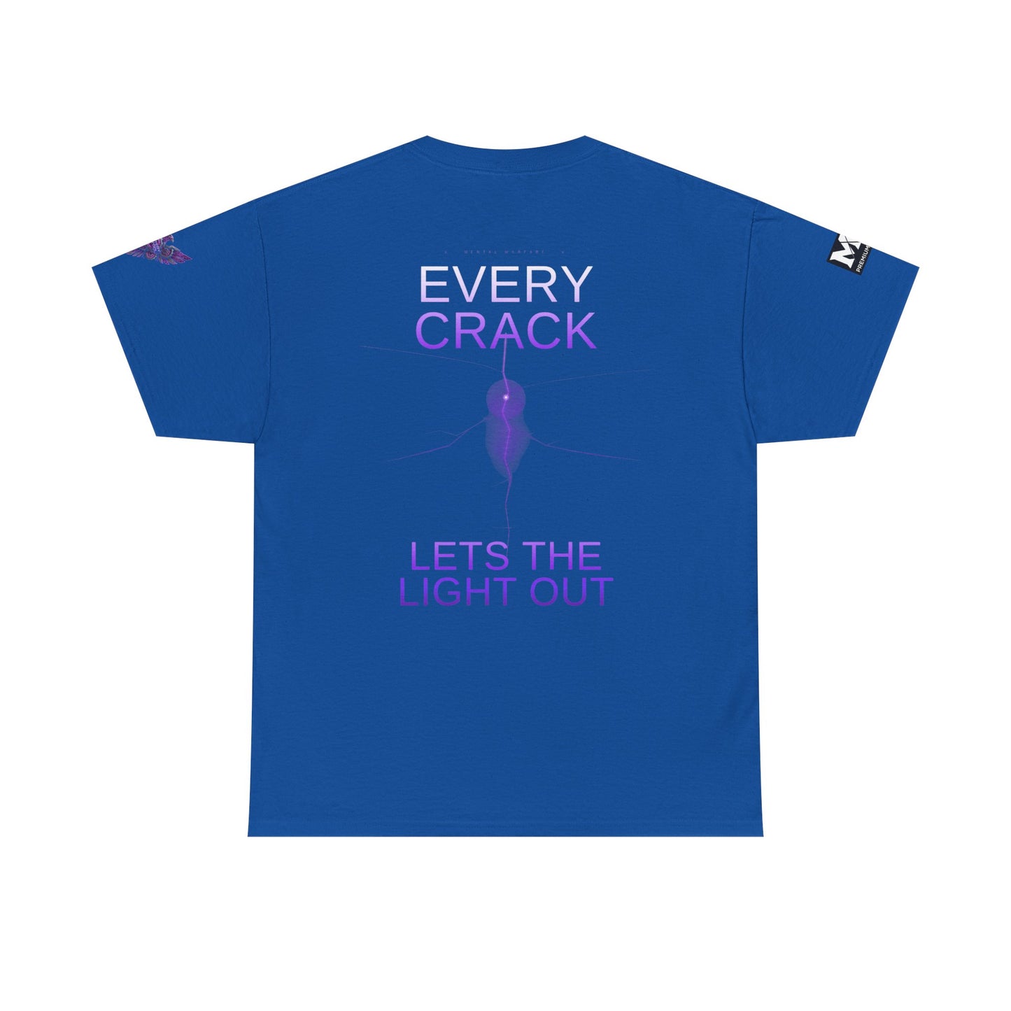 Discipline Equals Freedom Panther Tee — "Every Crack Lets the Light Out" Motivational Graphic T-Shirt