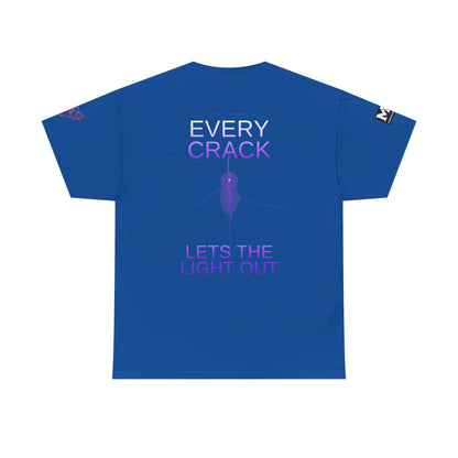 Discipline Equals Freedom Panther Tee — "Every Crack Lets the Light Out" Motivational Graphic T-Shirt